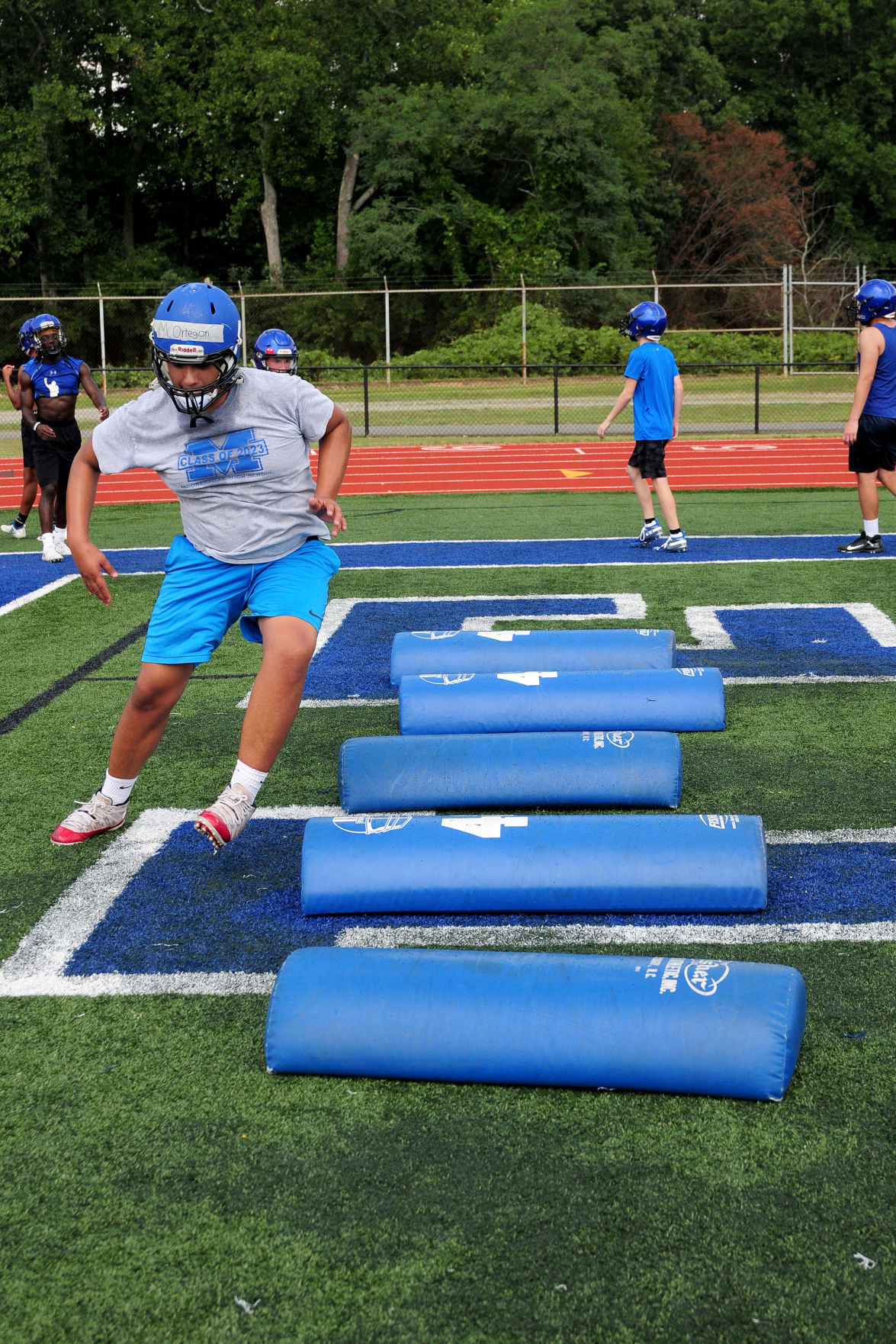 Mooresville football practice